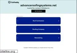 Sites similar to advanceroofingsystems.net