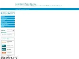 Sites similar to advances-in-radio-science.net