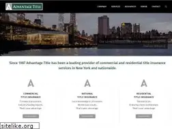Sites similar to advantagetitle.com