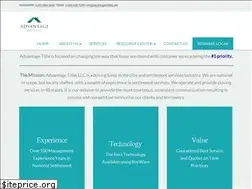 Sites similar to advantagetitlellc.net