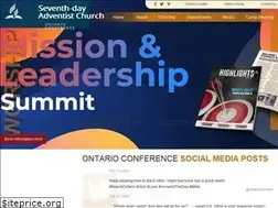 Sites similar to adventistontario.org