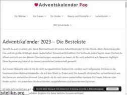 Sites similar to adventskalender-fee.de