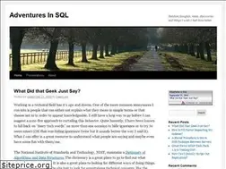 Sites similar to adventuresinsql.com
