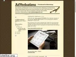 Sites similar to adverbatims.blogspot.com