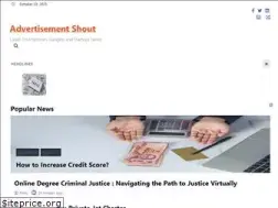 Sites similar to advertisementshout.com