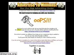 Sites similar to advertisetomillions.com