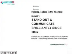 Sites similar to advisorpr.com