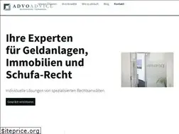 Sites similar to advoadvice.de