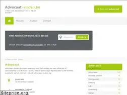 Sites similar to advocaat-vinden.be