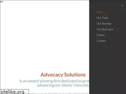 Sites similar to advocacysolutionsllc.com