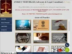 Sites similar to advocateaniketnerurkar.com