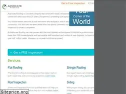 Sites similar to advocateroofing.com
