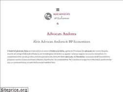 Sites similar to advocats-andorra.com