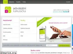 Sites similar to advokatni-kalkulacka.cz