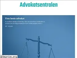 Sites similar to advokatsentralen.no