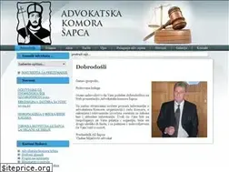 Sites similar to advokatskakomorasapca.rs
