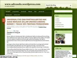 Sites similar to advosolo.wordpress.com