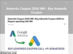 Sites similar to adwords-coupon-2000-inr.blogspot.com