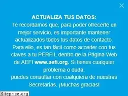 Sites similar to aefi.org