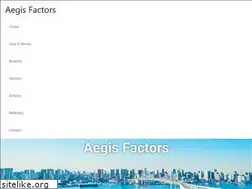 Sites similar to aegisfactors.com