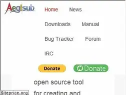 Sites similar to aegisub.org
