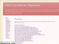 Sites similar to aem4beginner.blogspot.com