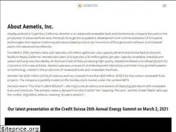 Sites similar to aemetis.com