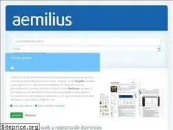 Sites similar to aemilius.net