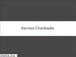 Sites similar to aernoutoverbeeke.com