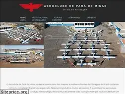 Sites similar to aeroclubeparademinas.com.br