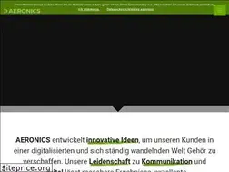 Sites similar to aeronics.de