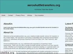 Sites similar to aeroshuttletransfers.org