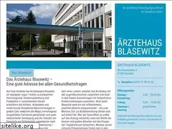 Sites similar to aerztehaus-blasewitz.de