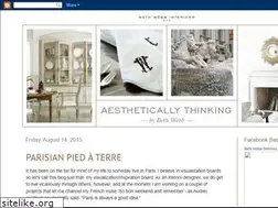 Sites similar to aesthetically-thinking.blogspot.com