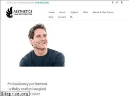 Sites similar to aestheticshairrestoration.com
