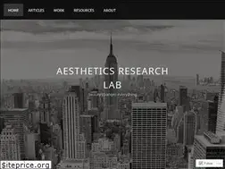 Sites similar to aestheticsresearch.com