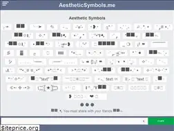 Sites similar to aestheticsymbols.me