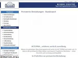 Sites similar to aeterna-bestattungen.de