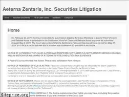 Sites similar to aeternasecuritieslitigation.com