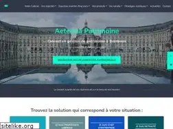Sites similar to aeterniapatrimoine.fr