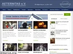 Sites similar to aeternitas.de