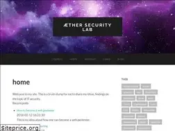 Sites similar to aetherlab.net