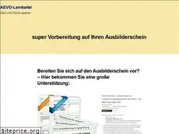 Sites similar to aevo-lernkartei.de