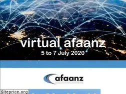 Sites similar to afaanzconference.com