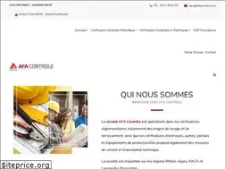 Sites similar to afacontrole.fr