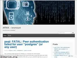 Sites similar to afaikbybromount.wordpress.com