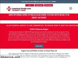 Sites similar to afcurgentcarechulavista.com