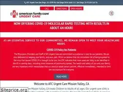 Sites similar to afcurgentcaremissionvalley.com