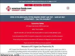 Sites similar to afcurgentcarephoenixville.com