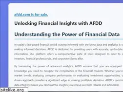 Sites similar to afdd.com